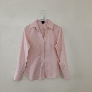 Gap v-neck striped button up